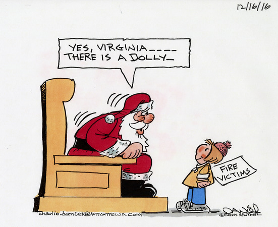 Children Ask for Santa's Help Miniature