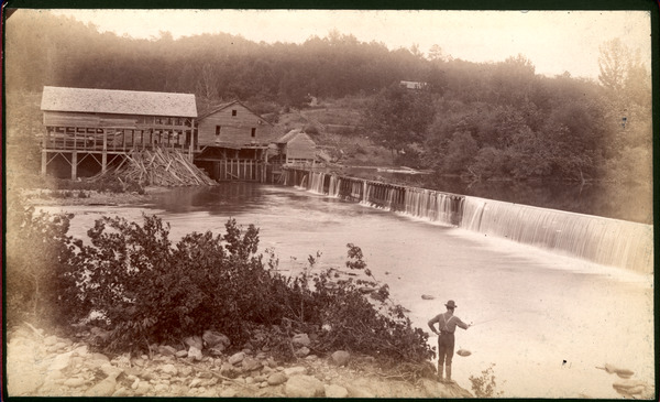 Neubern's Mills and Dam Little River below Gap. miniatura