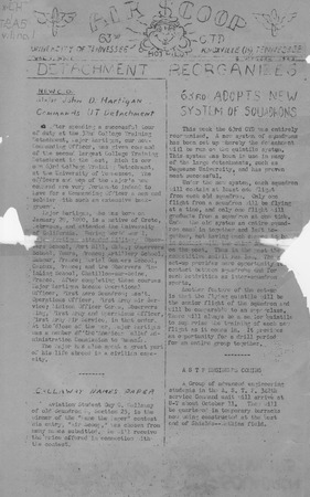 Air scoop : 63rd C.T.D., hot pilot. Volume 1, Number 1 Miniature