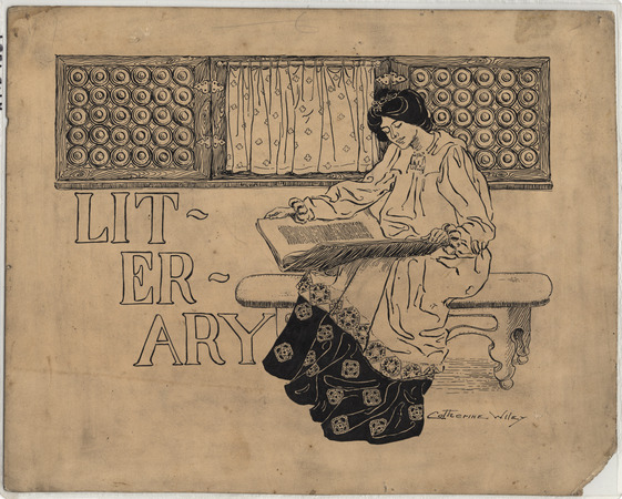 Yearbook illustrations in ink: academic Miniaturansicht